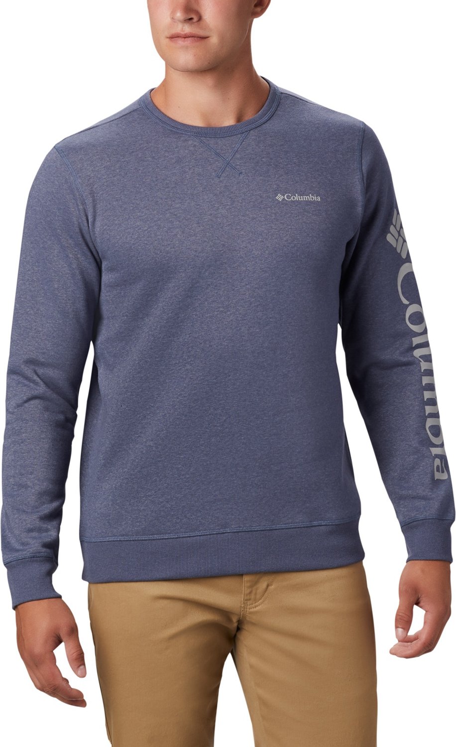 Columbia Sportswear Men's Logo Fleece Crew Shirt Academy