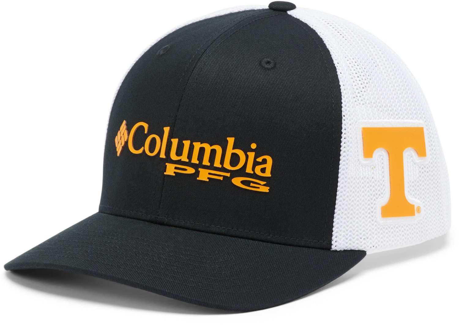 Columbia Sportswear Men's University of Tennessee PFG Mesh Snap Back Ball Cap - view number 1