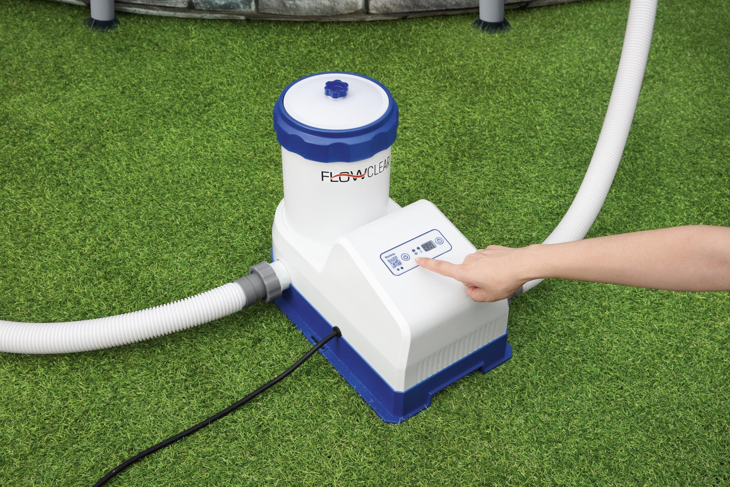 Bestway Flowclear 2,000 gal Smart Touch WiFi Filter Pool Pump