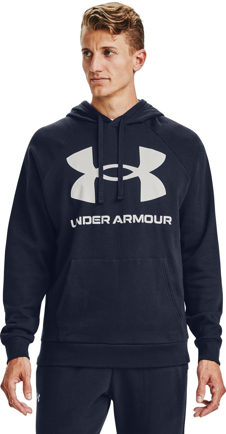 Under Armour Men's Rival Fleece Big Logo Hoodie                                                                                  - view number 1 selected