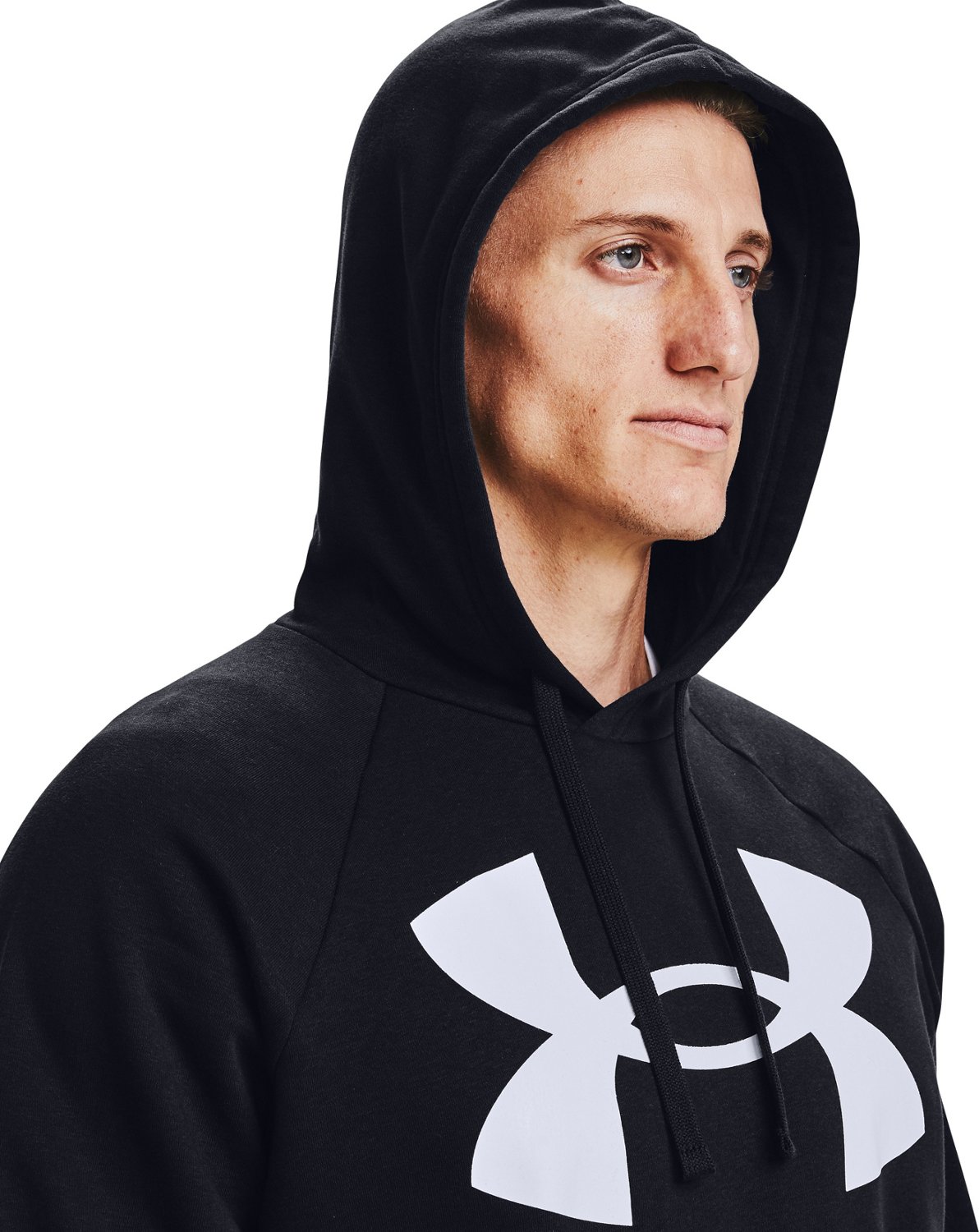 Under Armour Men's Rival Fleece Big Logo Hoodie                                                                                  - view number 3