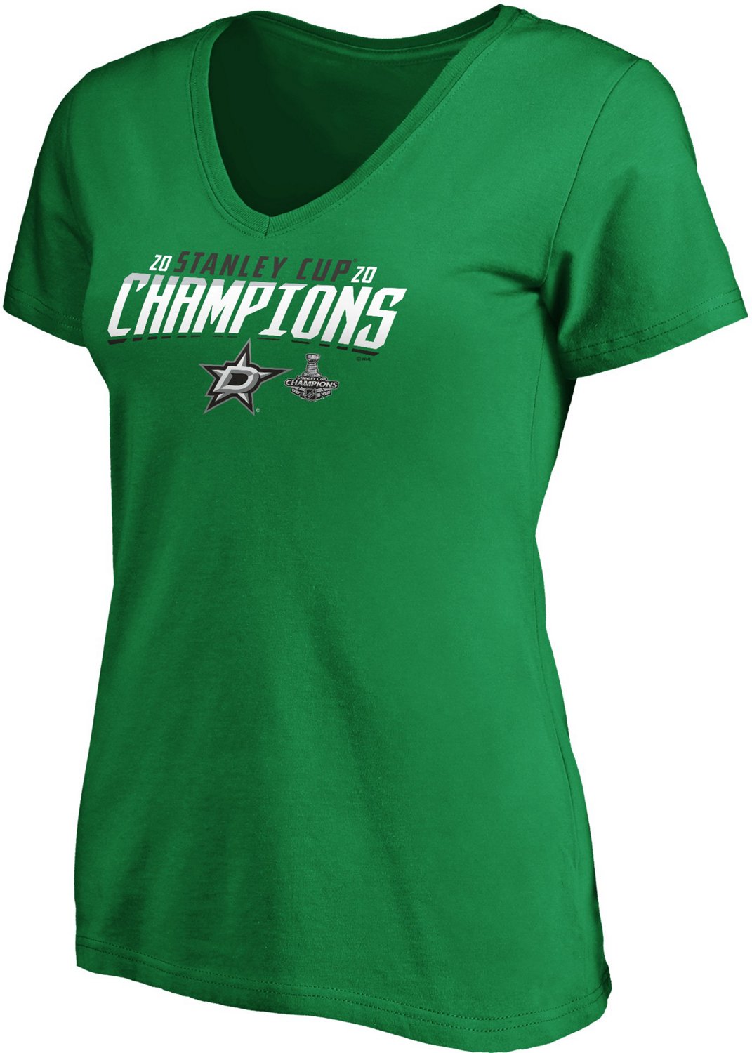 Fanatics Women's Dallas Stars Stanley Cup Champion Top Line Short Sleeve T-shirt - view number 2