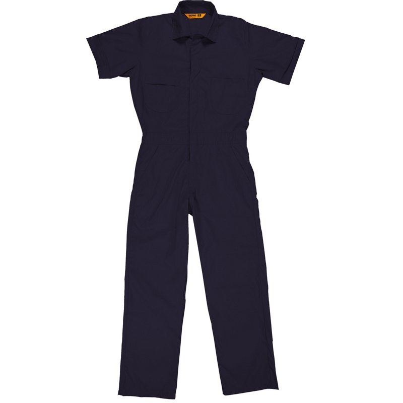 Berne Heritage Mens Big and Tall Short Sleeve Workwear Coverall, 5x-large Tall, Blue
