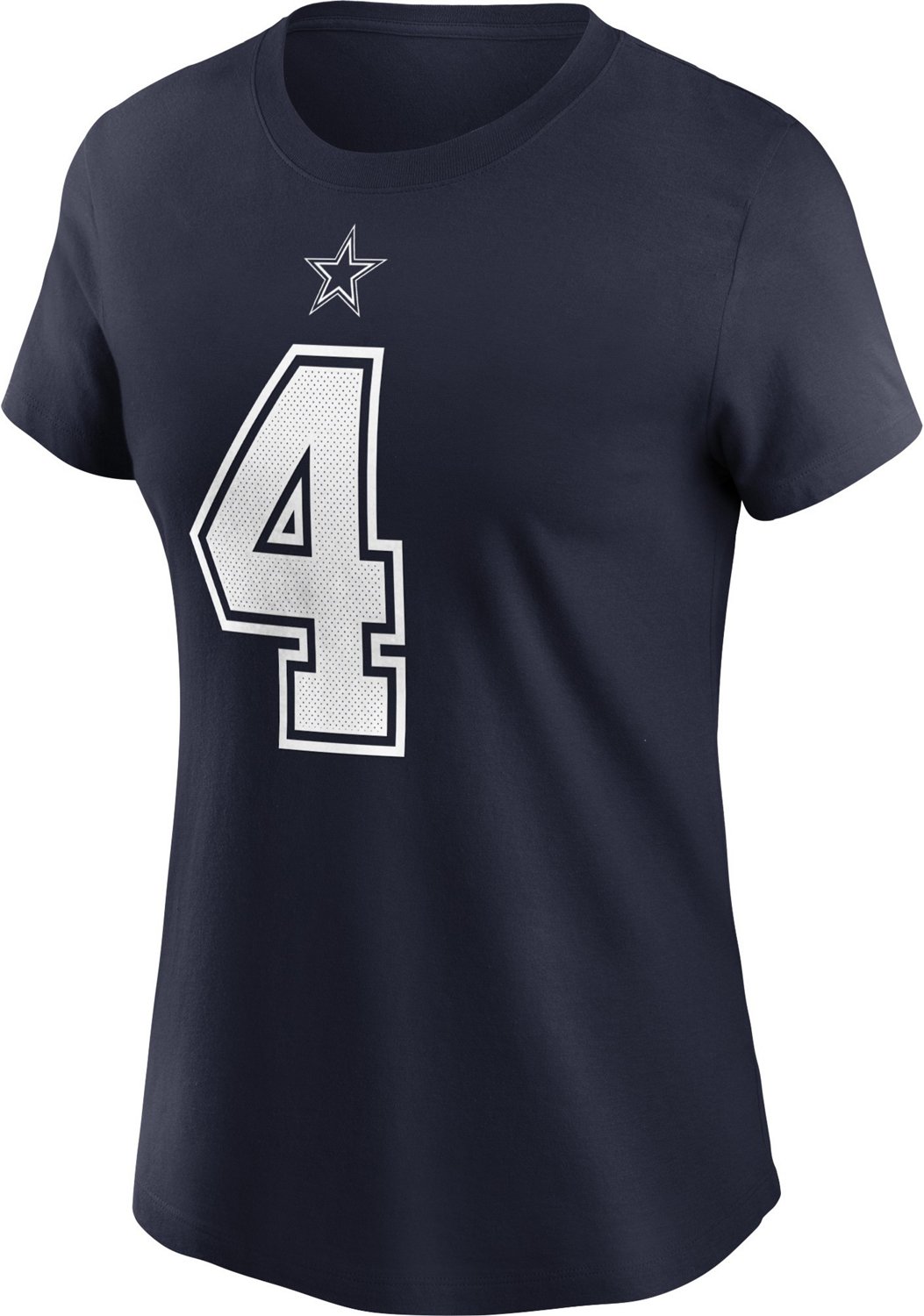 Nike Women's Dallas Cowboys Dak Prescott #4 Graphic T-shirt - view number 2
