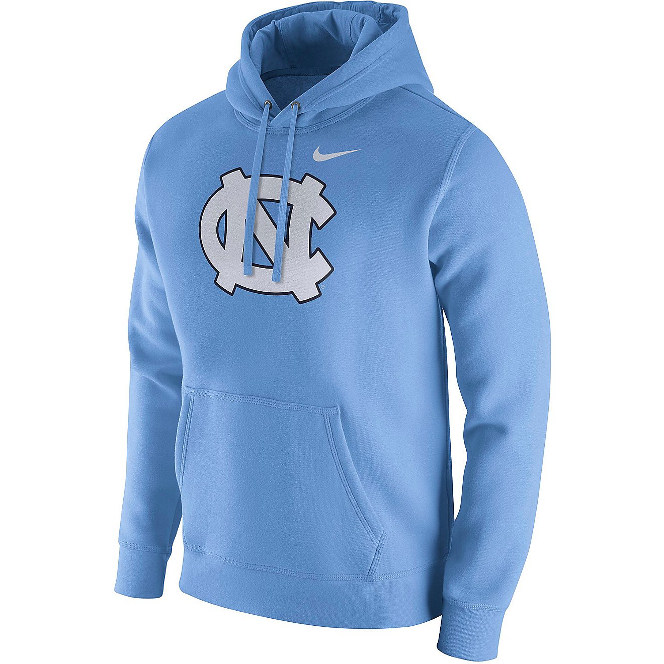 Nike Men's University of North Carolina Pullover Fleece Club Hoodie                                                              - view number 1