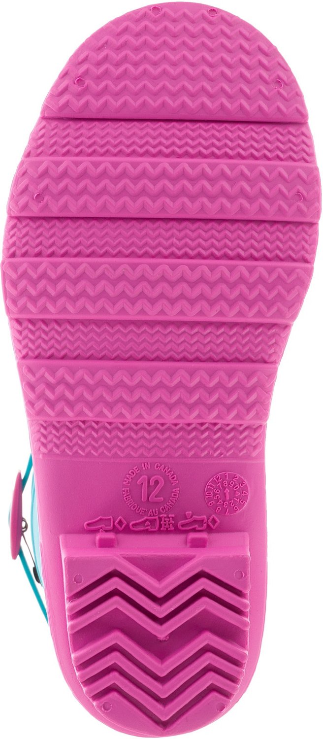 Kamik Kids' Raindrops Rubber Rain Boots Academy