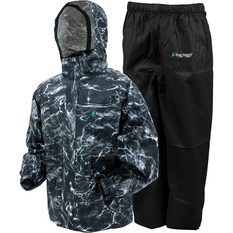 frogg toggs Men's All Sport Rain Suit Black/Black, Small - Rainwear And Umbrellas at Academy Sports