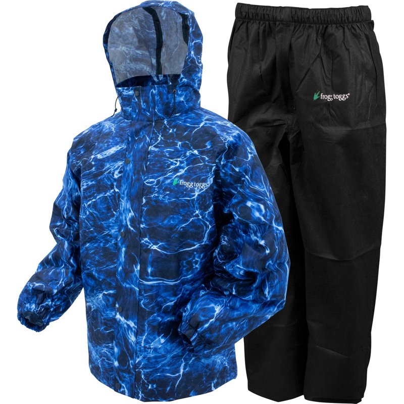 frogg toggs Men's All Sport Rain Suit Blue/Black, 2X-Large - Rainwear And Umbrellas at Academy Sports