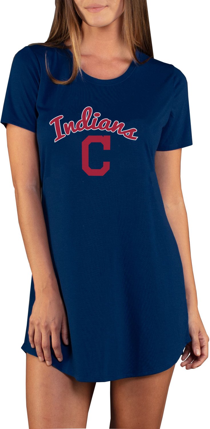 Cleveland Indians Antiqua Blue Quest Polo Large