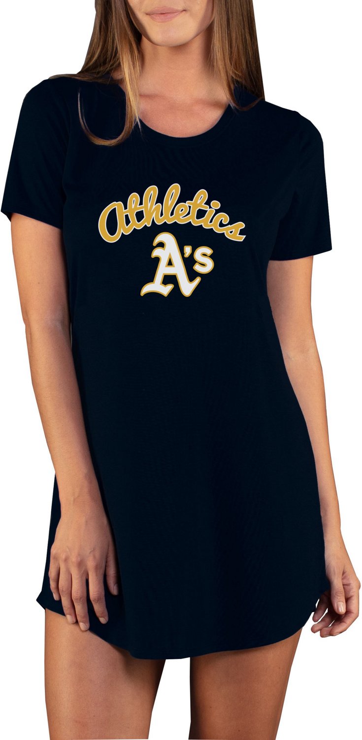 College Concept Women's Oakland Athletics Marathon Nightshirt T