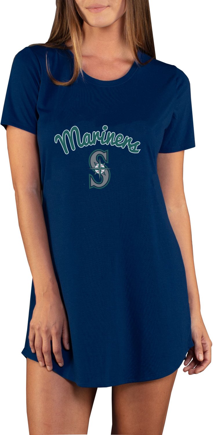 College Concept Women's Seattle Mariners Marathon Nightshirt T-shirt
