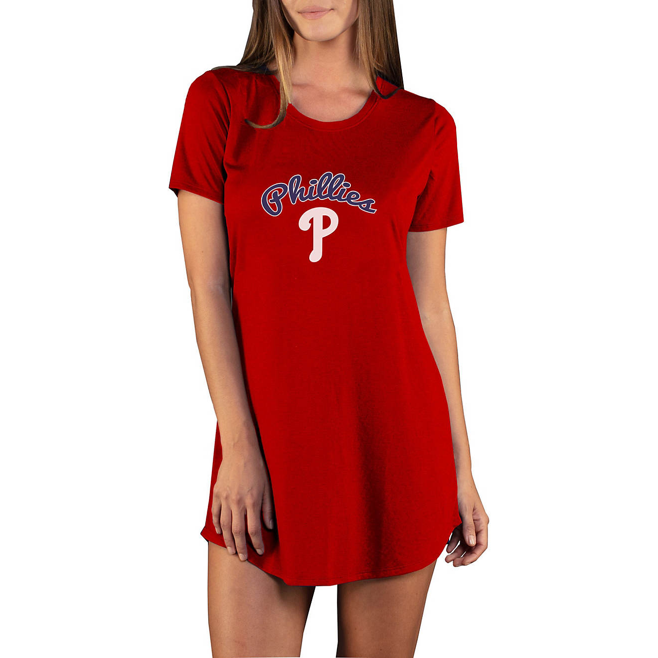 College Concept Women's Philadelphia Phillies Marathon Night Shirt                                                               - view number 1