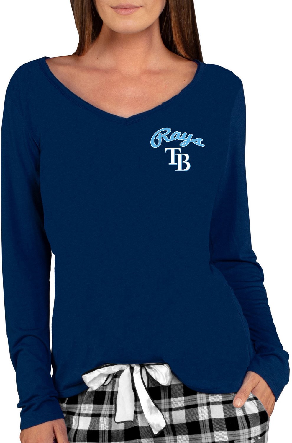 College Concept Women's Tampa Bay Rays Marathon Long Sleeve Top