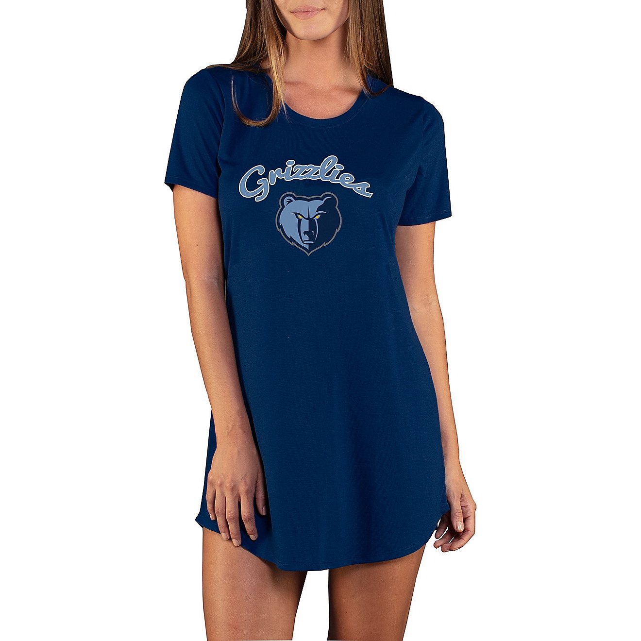 College Concept Women's Memphis Grizzlies Marathon Night Shirt                                                                   - view number 1