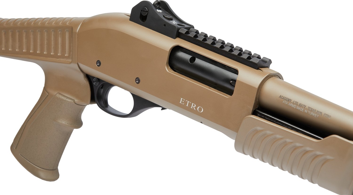 ATA Arms Etro FDE 12 Gauge Pump Action Shotgun | Academy