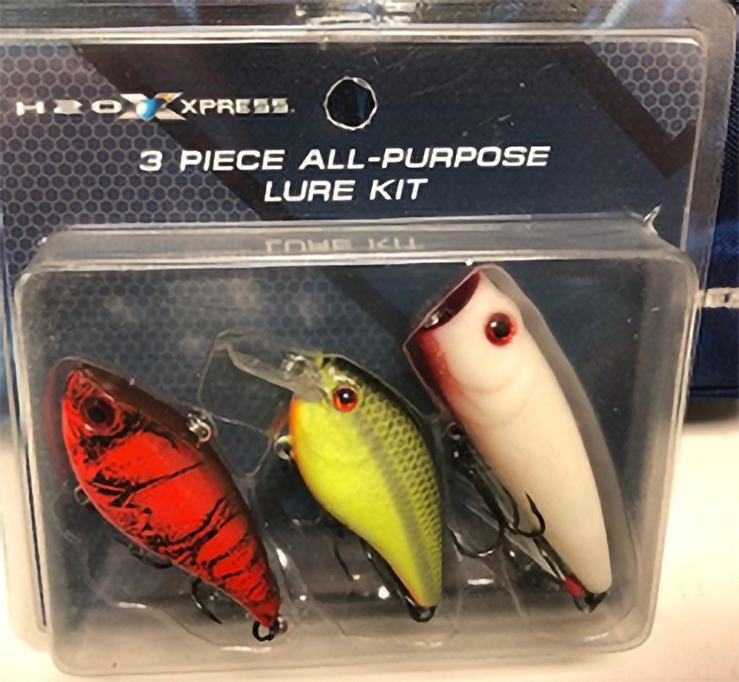 H2O Xpress AllPurpose 3Piece Hard Bait Kit Academy