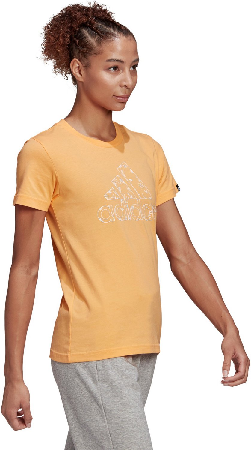 adidas Women's BOS Outlined Floral Graphic T-shirt - view number 2