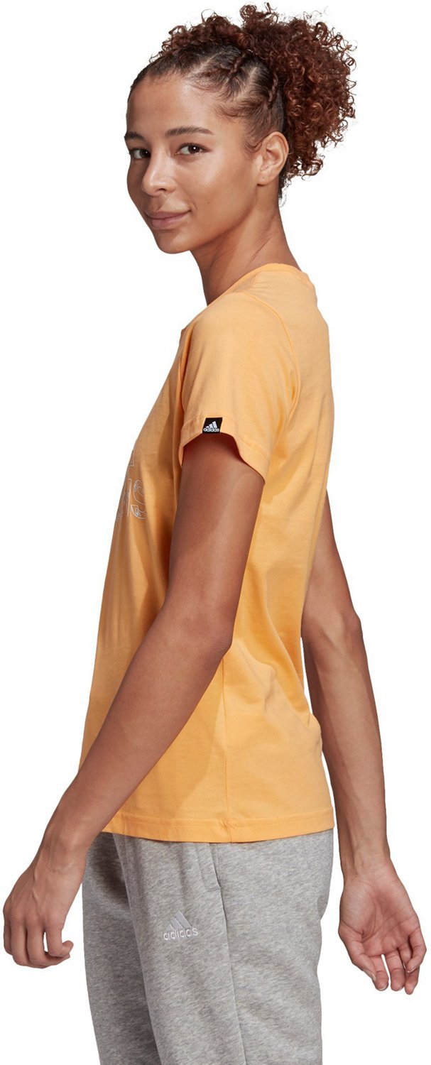 adidas Women's BOS Outlined Floral Graphic T-shirt - view number 3