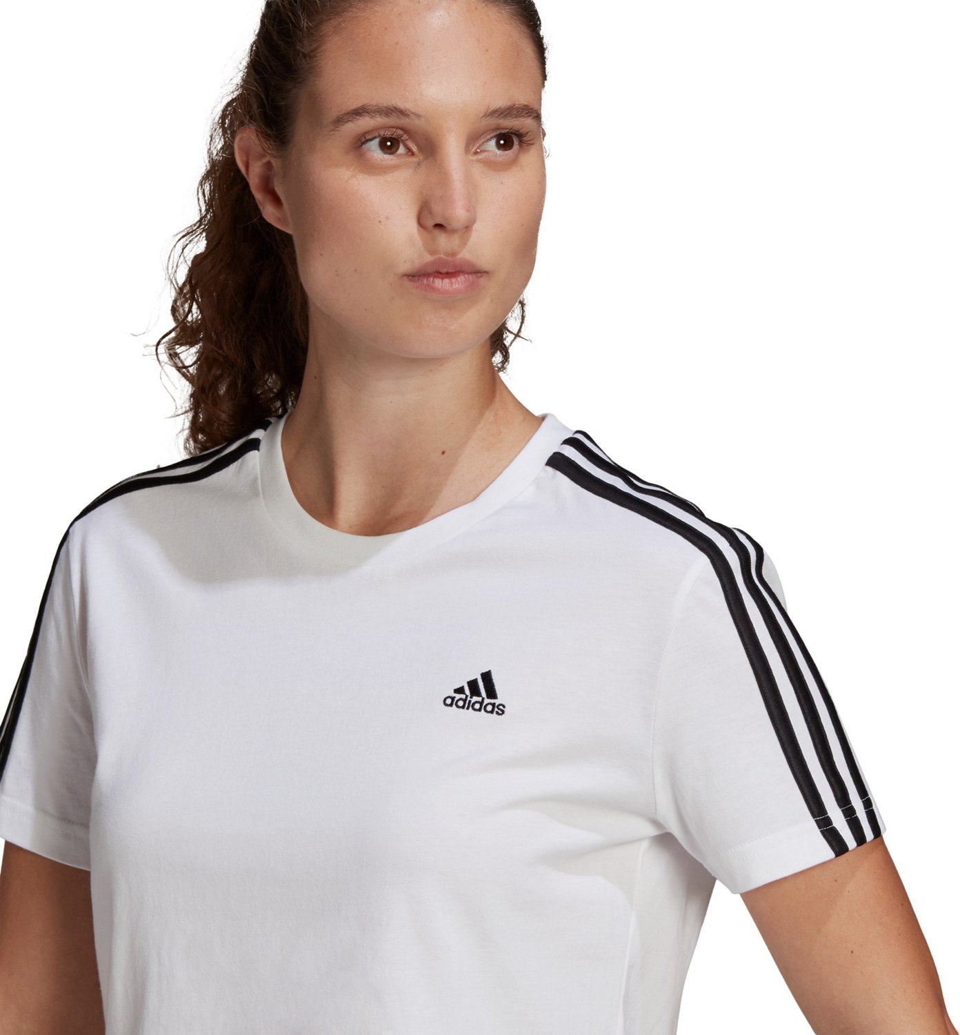 adidas Women's 3-Stripes Cropped T-shirt - view number 7