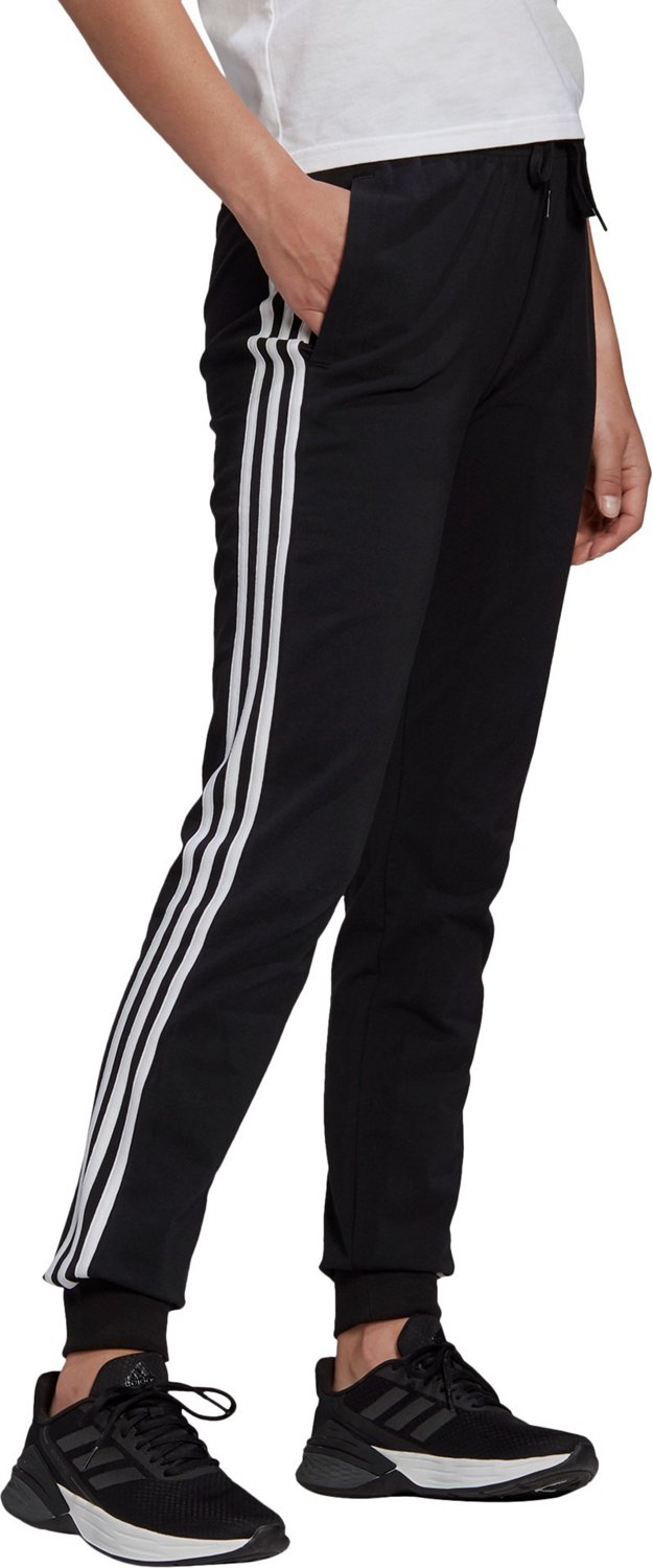 Adidas Track Pants Joggers Womens XL Black 3 Stripe Pull On Athletic Wear  Ankle - $15 - From Twisted