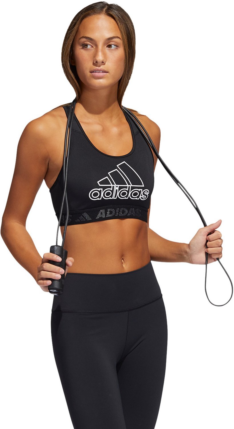 adidas Women's Don't Rest Badge of Sport Medium Support Sports Bra - view number 3