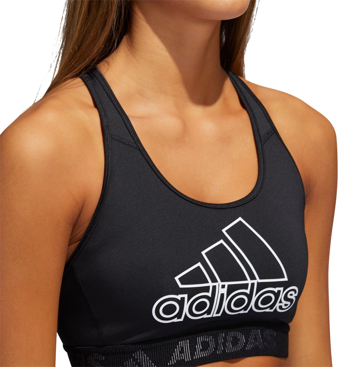 adidas Women's Don't Rest Badge of Sport Medium Support Sports Bra - view number 4