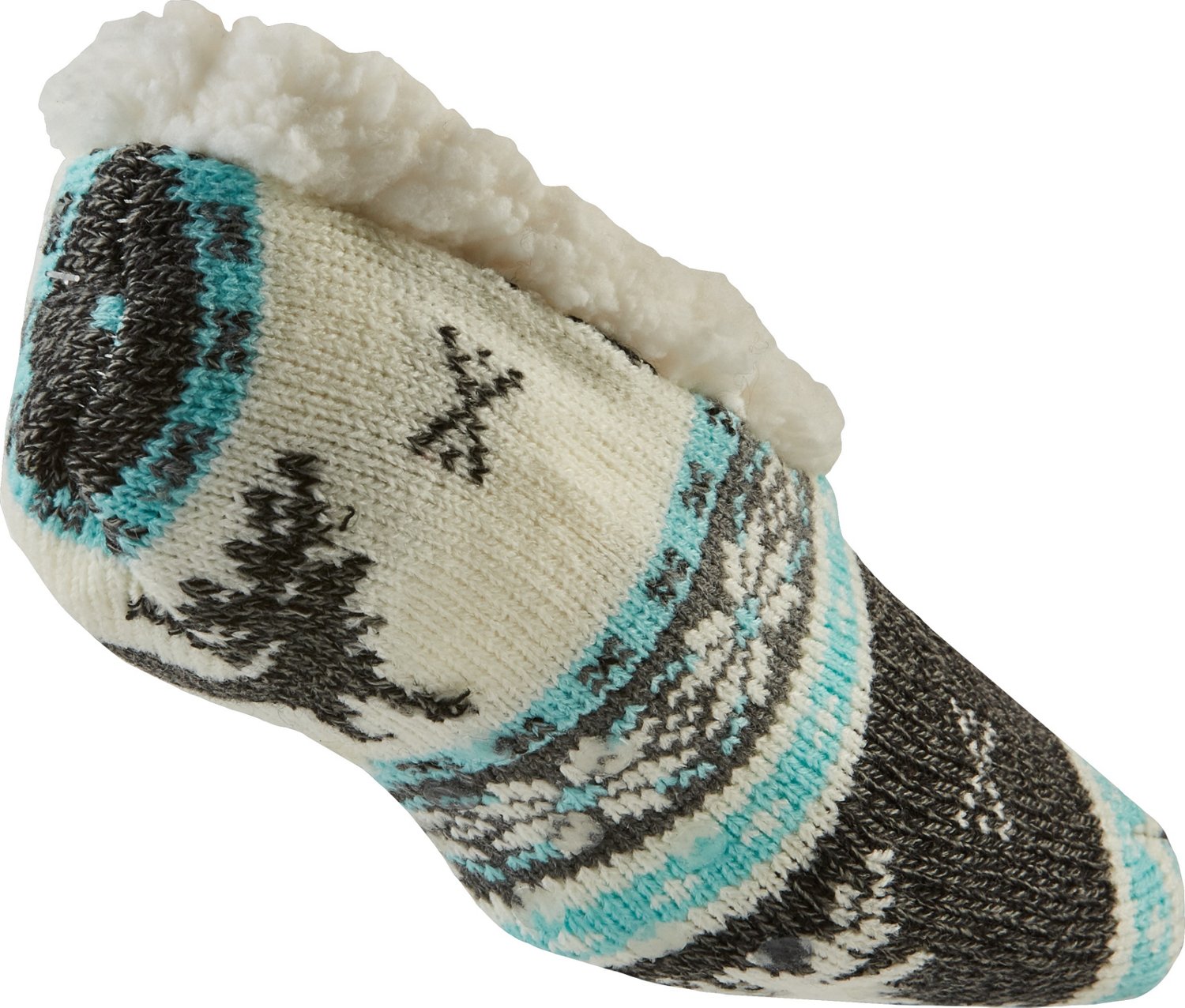 Magellan Women's Double Layer Moose Slippers Academy