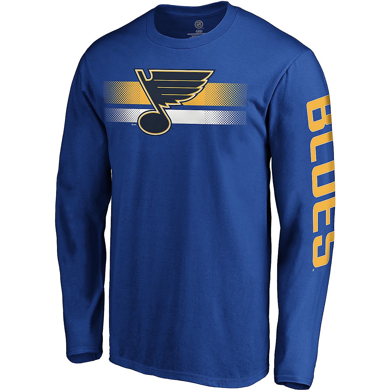 Fanatics Men's St. Louis Blues Iconic Halftone Long Sleeve T-shirt                                                               - view number 2
