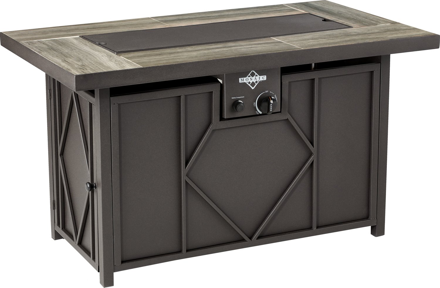 Mosaic 42 in x 24 in Kingsland Gas Fire Pit - view number 3