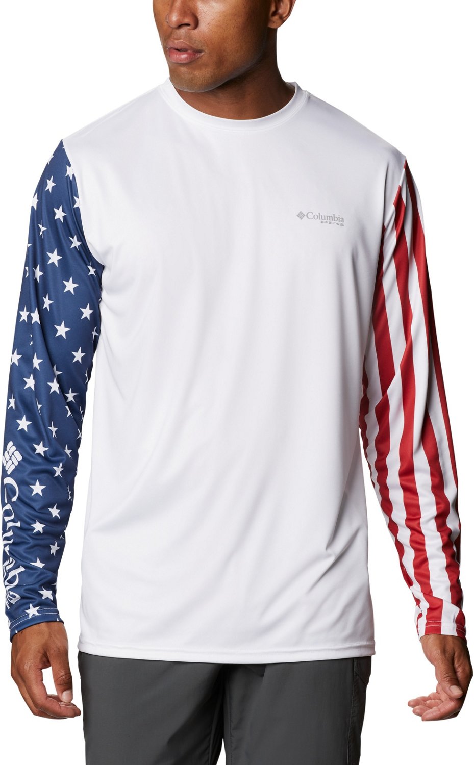 Sportswear PFG Terminal Tackle Americana Long Sleeve Hooded T-shirt | Academy