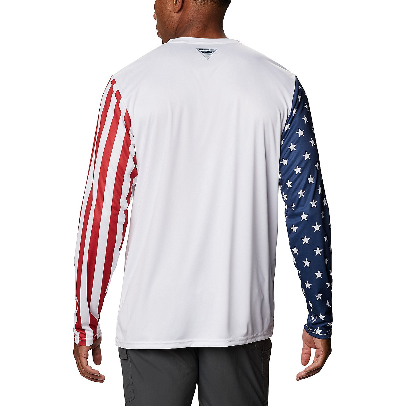 Columbia Sportswear PFG Terminal Tackle Americana Long Sleeve Hooded T-shirt                                                     - view number 2