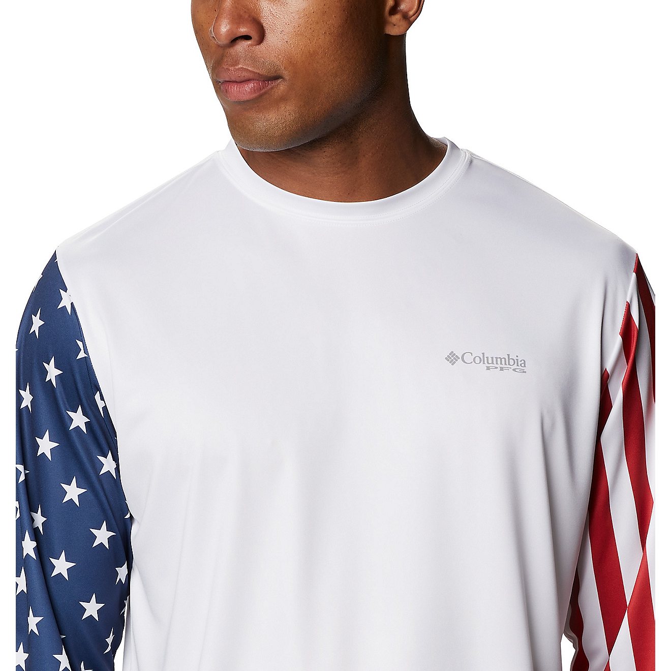 Columbia Sportswear PFG Terminal Tackle Americana Long Sleeve Hooded T-shirt                                                     - view number 4