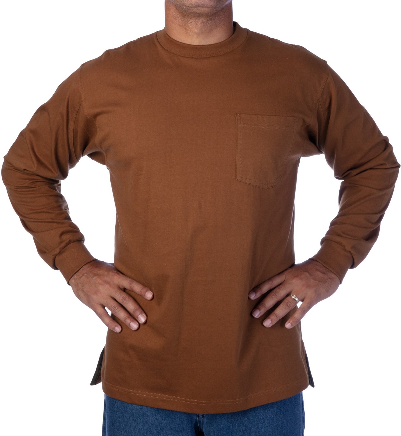 Smith's Workwear Men's Extended Sleeve Pocket T-shirt - view number 1