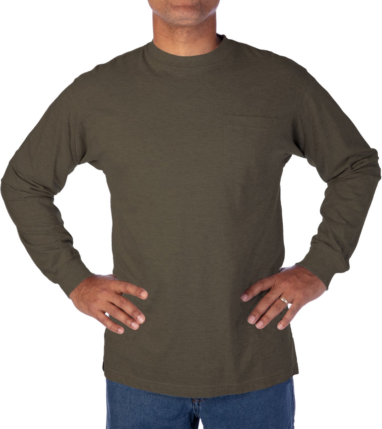 Smith's Workwear Men's Extended Sleeve Pocket T-shirt - view number 1