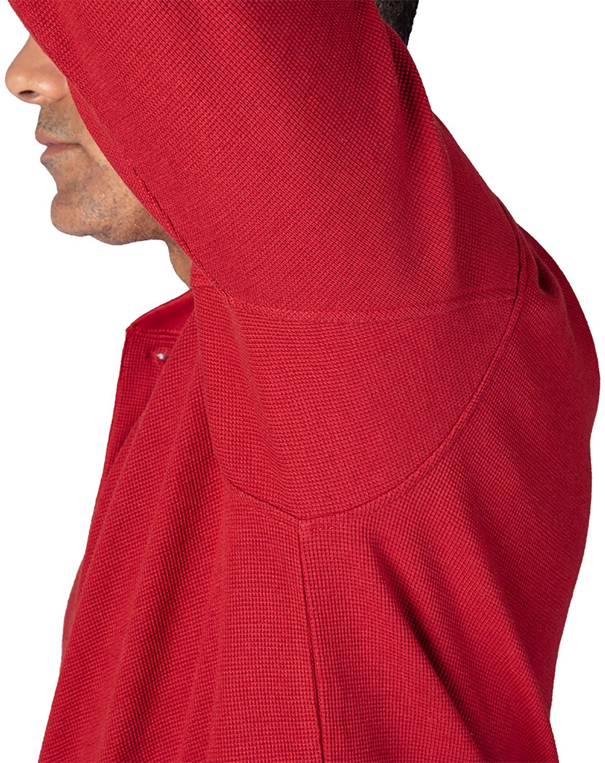 Smith's Workwear Men's Extended Tail Mini Thermal Knit Henley Pullover - view number 2