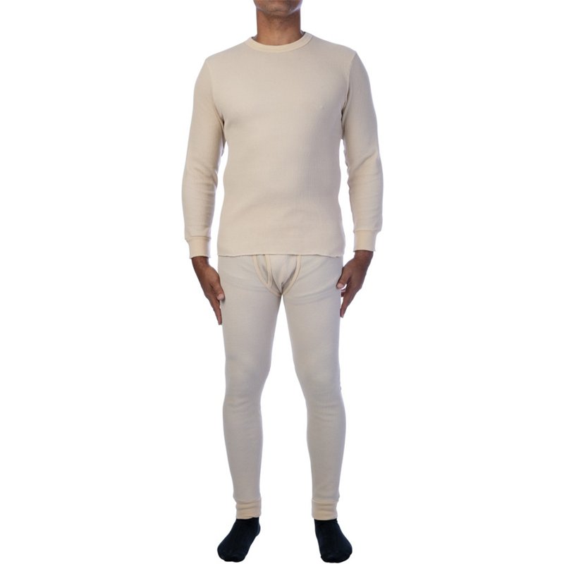 Smith's Workwear Men's Thermal Underwear Set Ecru, X-Large - Work Headwear/Accessories at Academy Sports