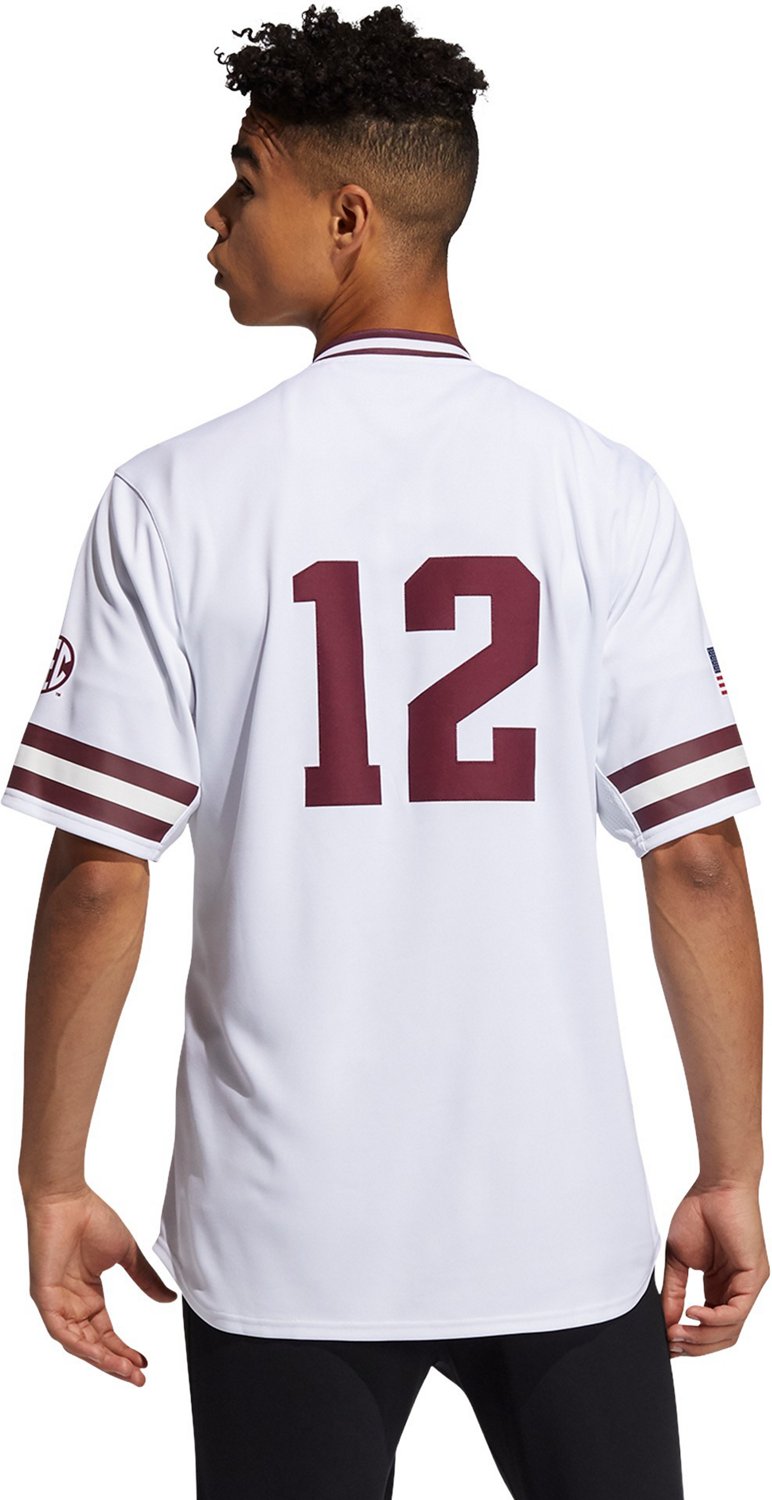 adidas Men's Texas A&M University Replica Baseball Jersey - view number 2