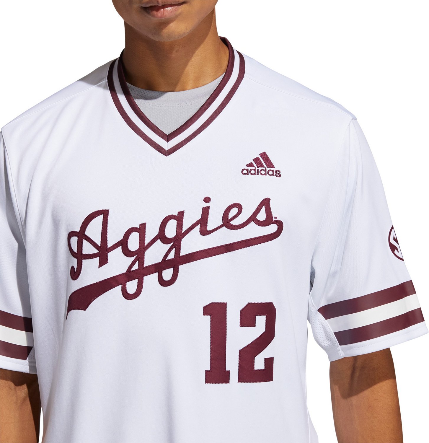 Texas A&M Adidas Baseball Jersey