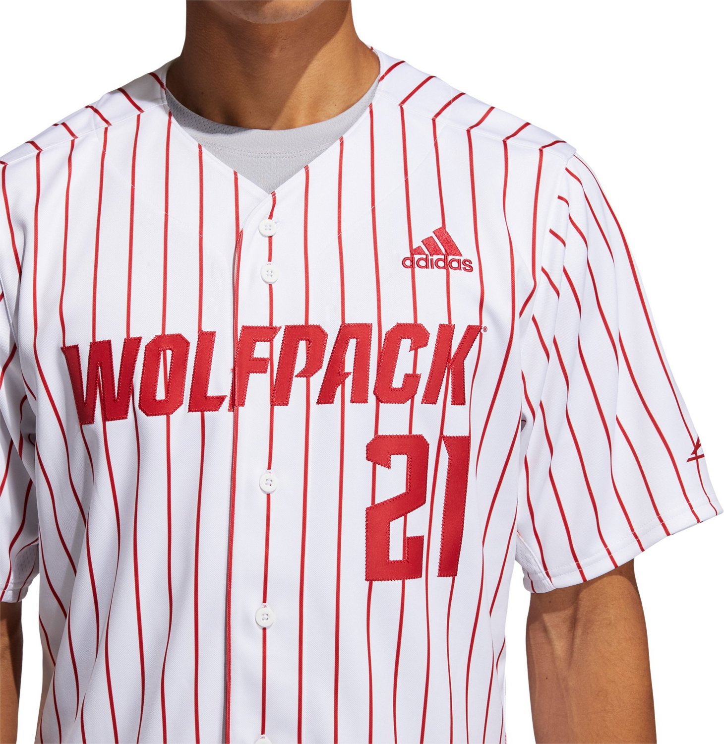 adidas Men's North Carolina State University Replica Baseball Jersey