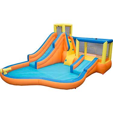 Banzai Slide 'N Bounce 6-Person Splash Park                                                                                     