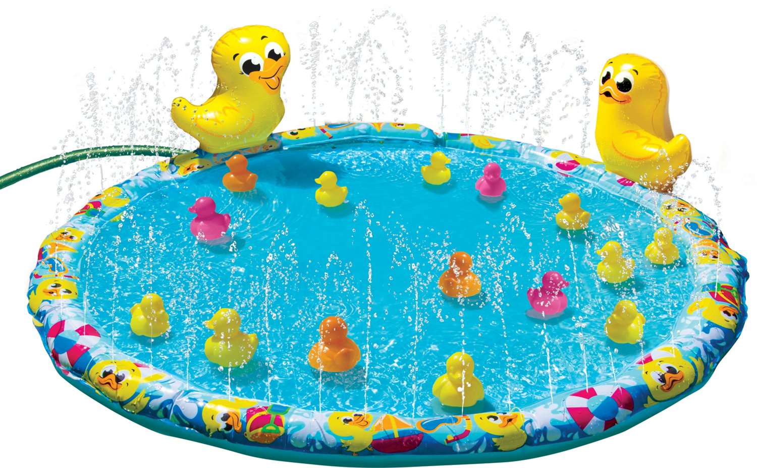 Duck Duckbath Toy Set For Kids - Ducks, Fishing Net, Swimming