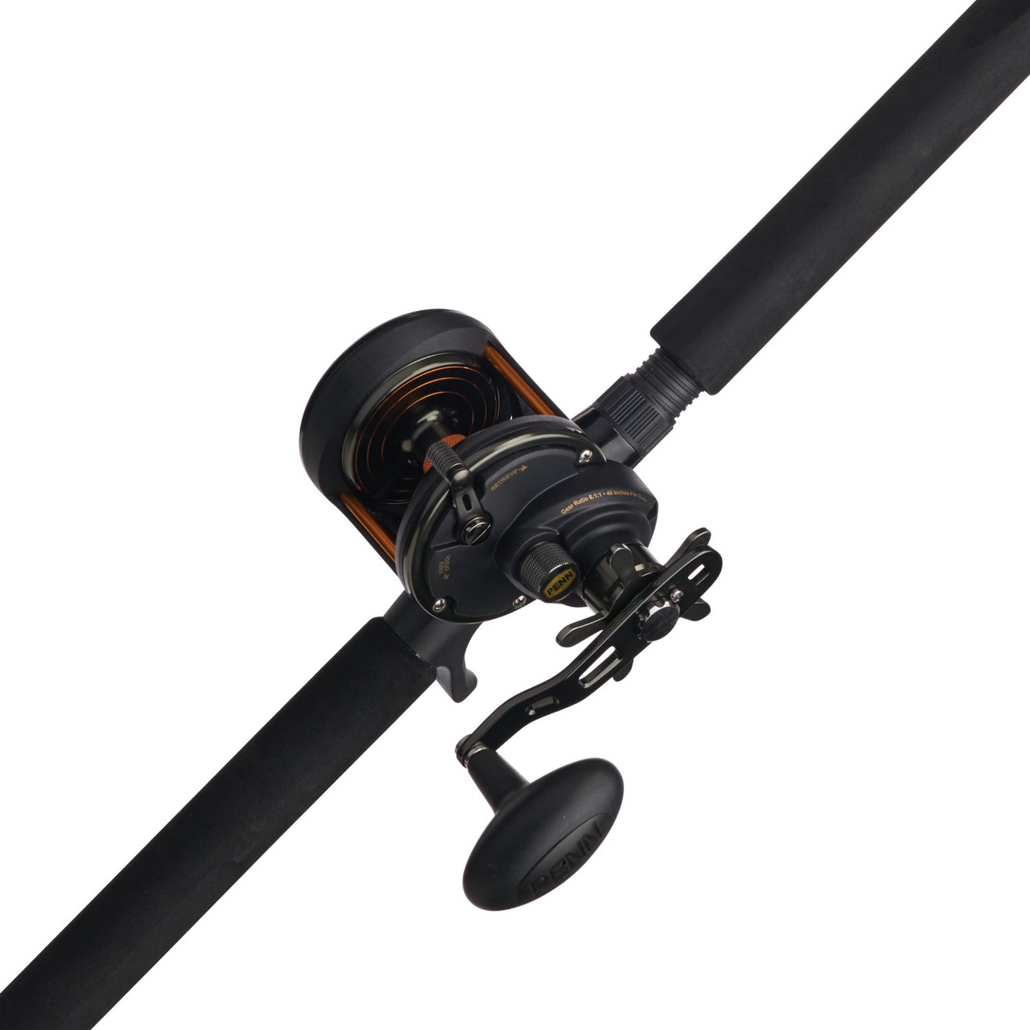 PENN Squall II 6 ft 2 in H Star Drag Rod and Reel Combo