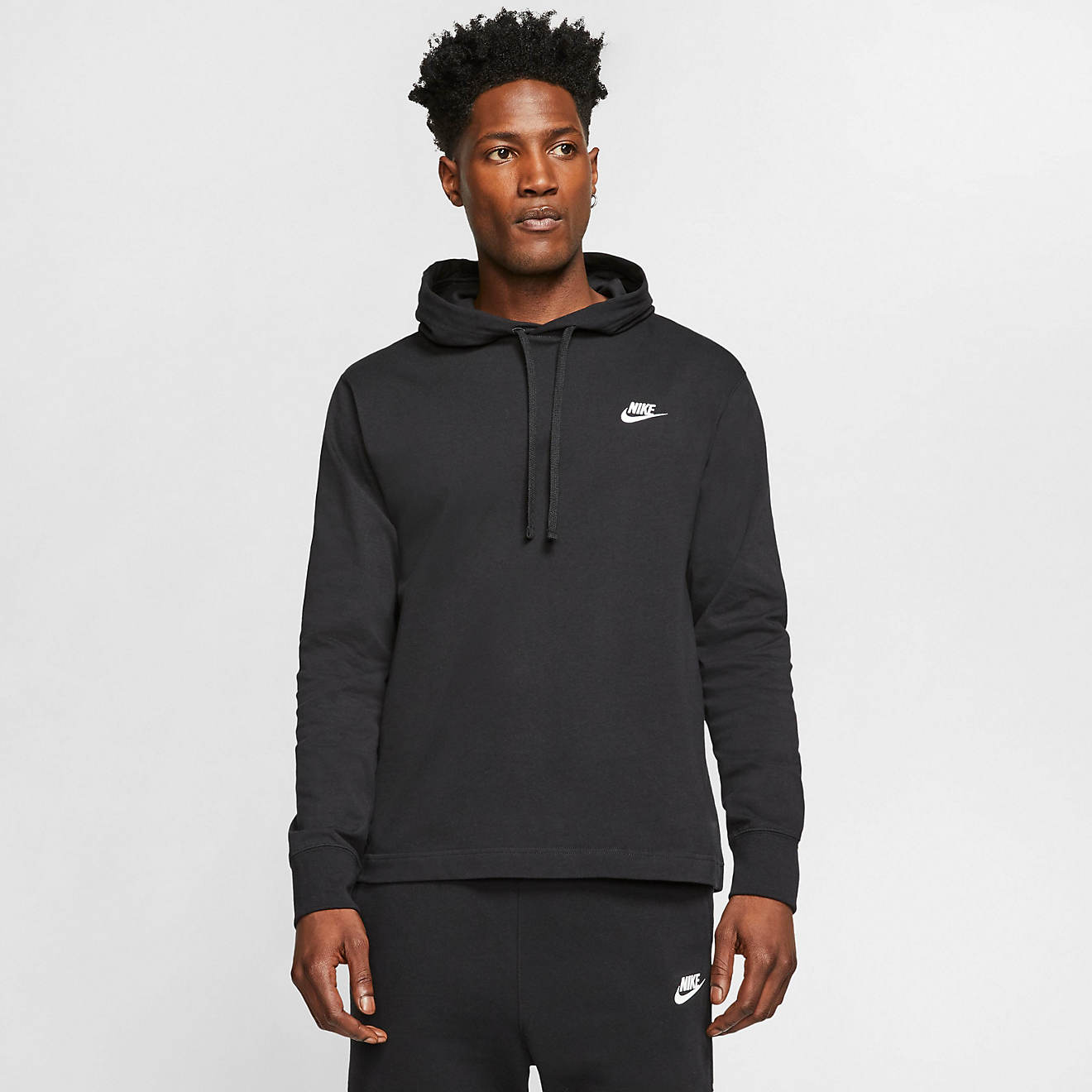 Nike Men's Sportswear Club Pullover Jersey Hoodie                                                                                - view number 1
