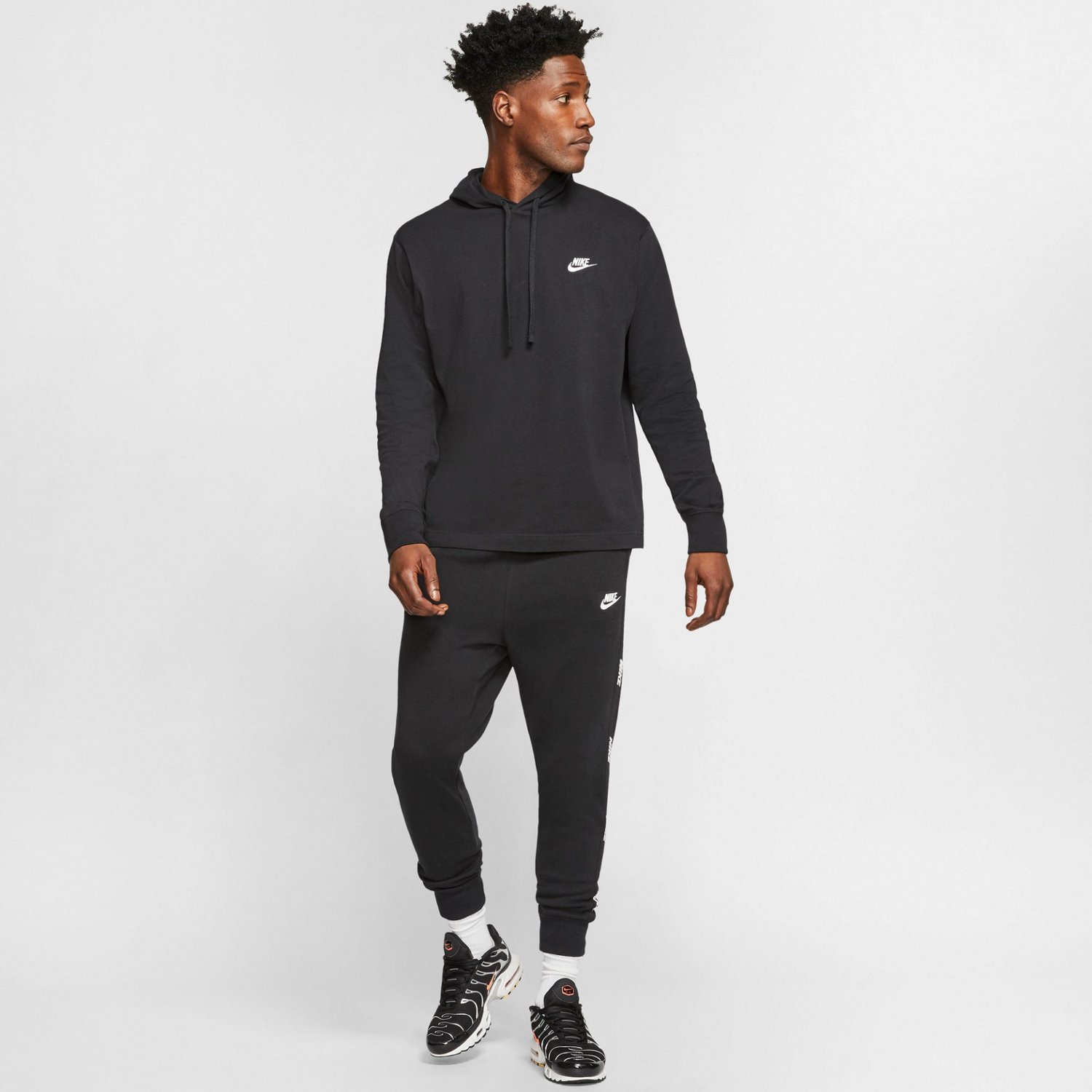 Men's nike sportswear discount club jersey pullover hoodi