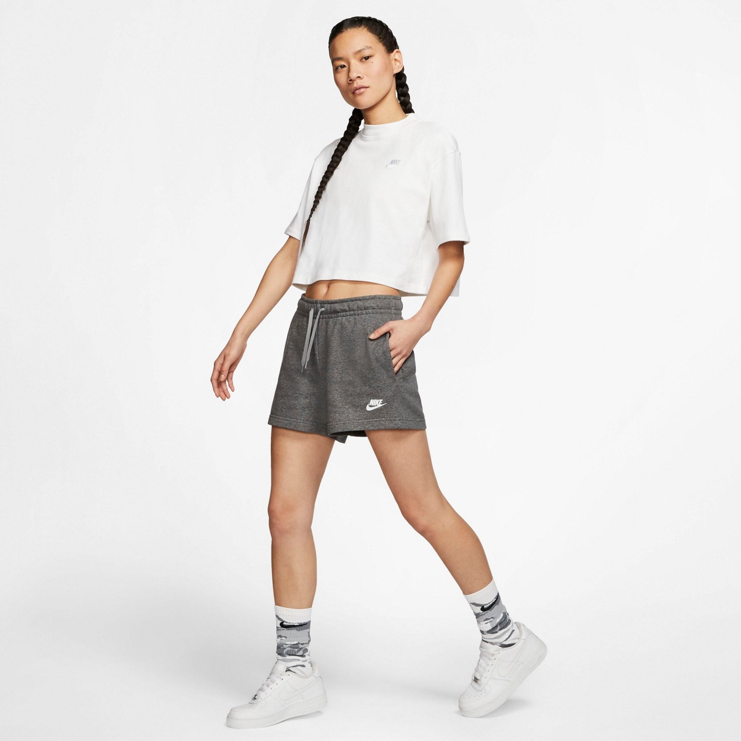Nike Women's Sportswear Club Fleece Shorts Academy
