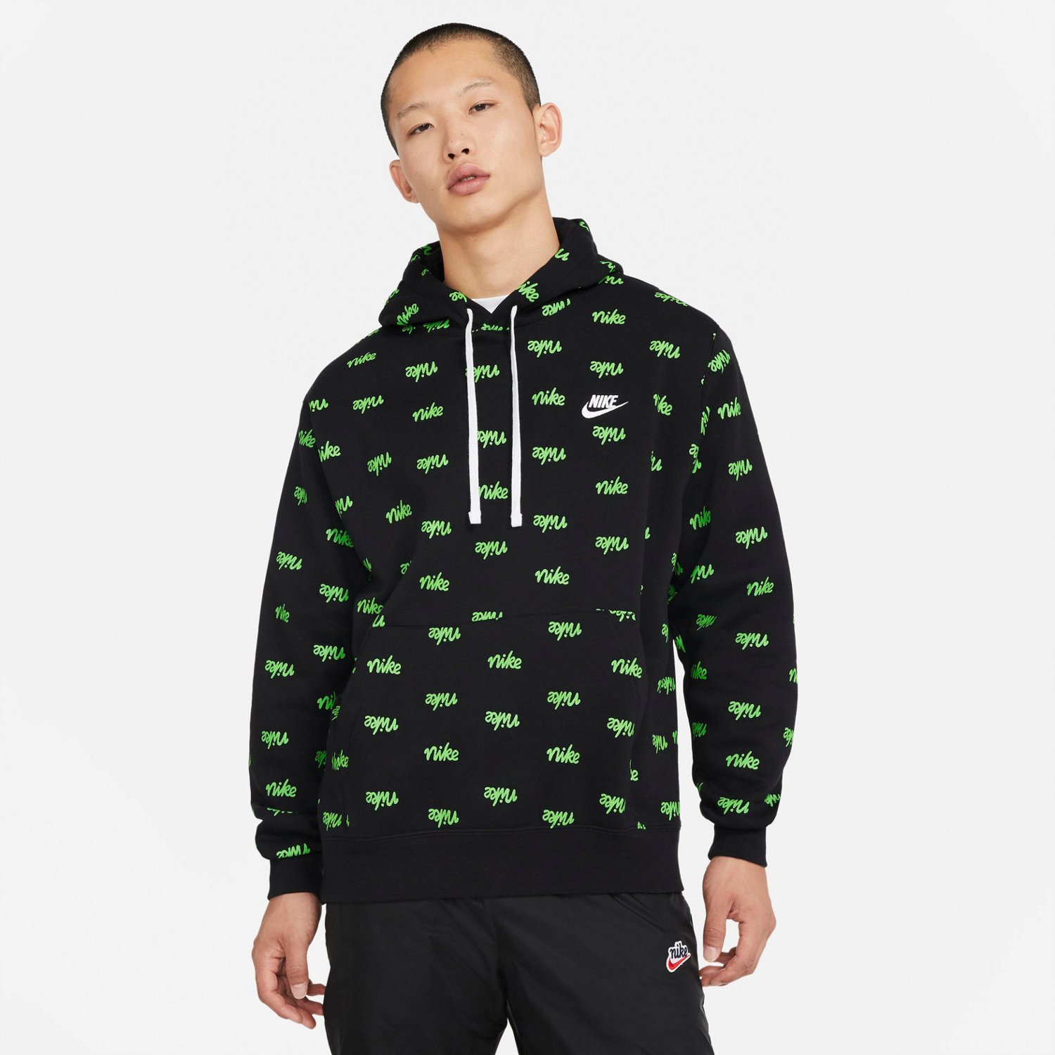 Nike Men's Sportswear Club Fleece BB Script Hoodie