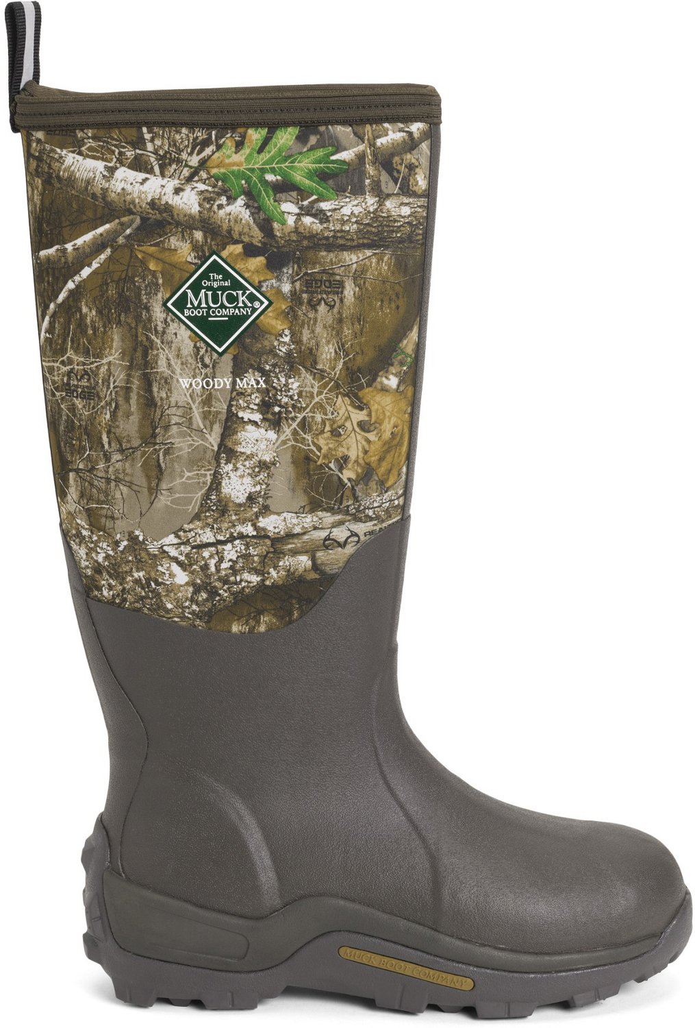 Muck Boot Men's Woody Max Country Realtree Edge Waterproof Camo Boots ...