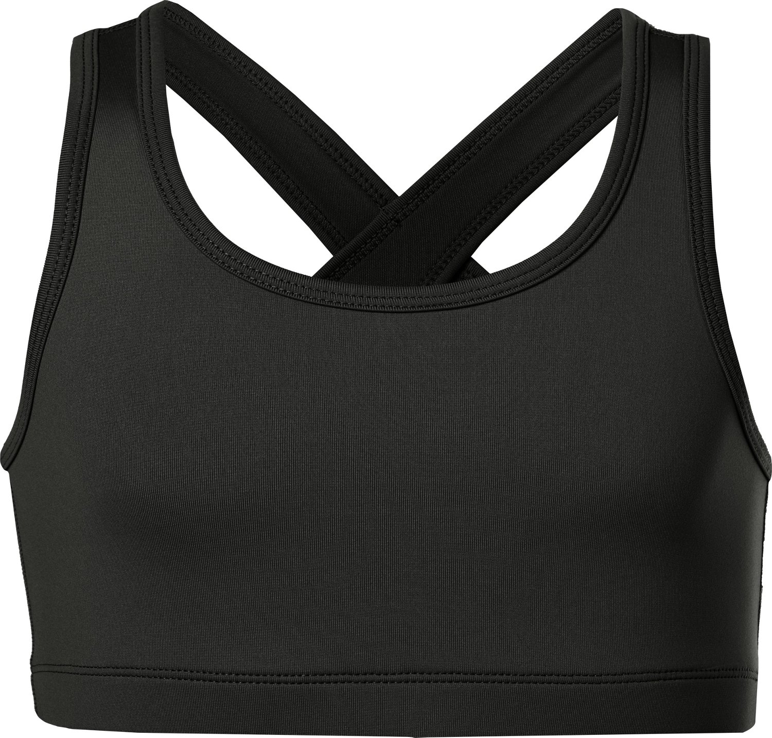 BCG Girls' Athletic Solid Light Support Sports Bra | Academy