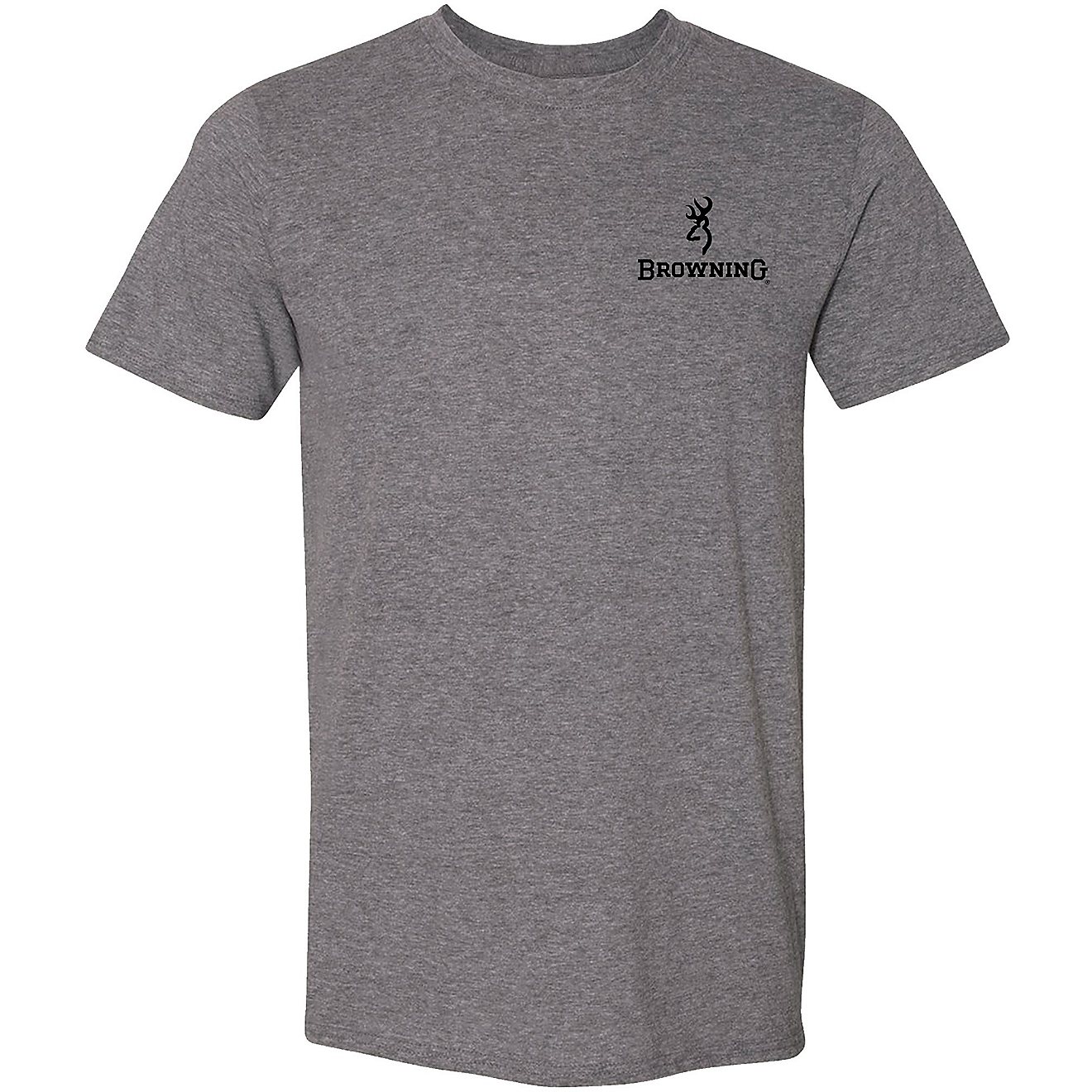 Browning Men's Wash Block Buckmark Short Sleeve T-shirt                                                                          - view number 2