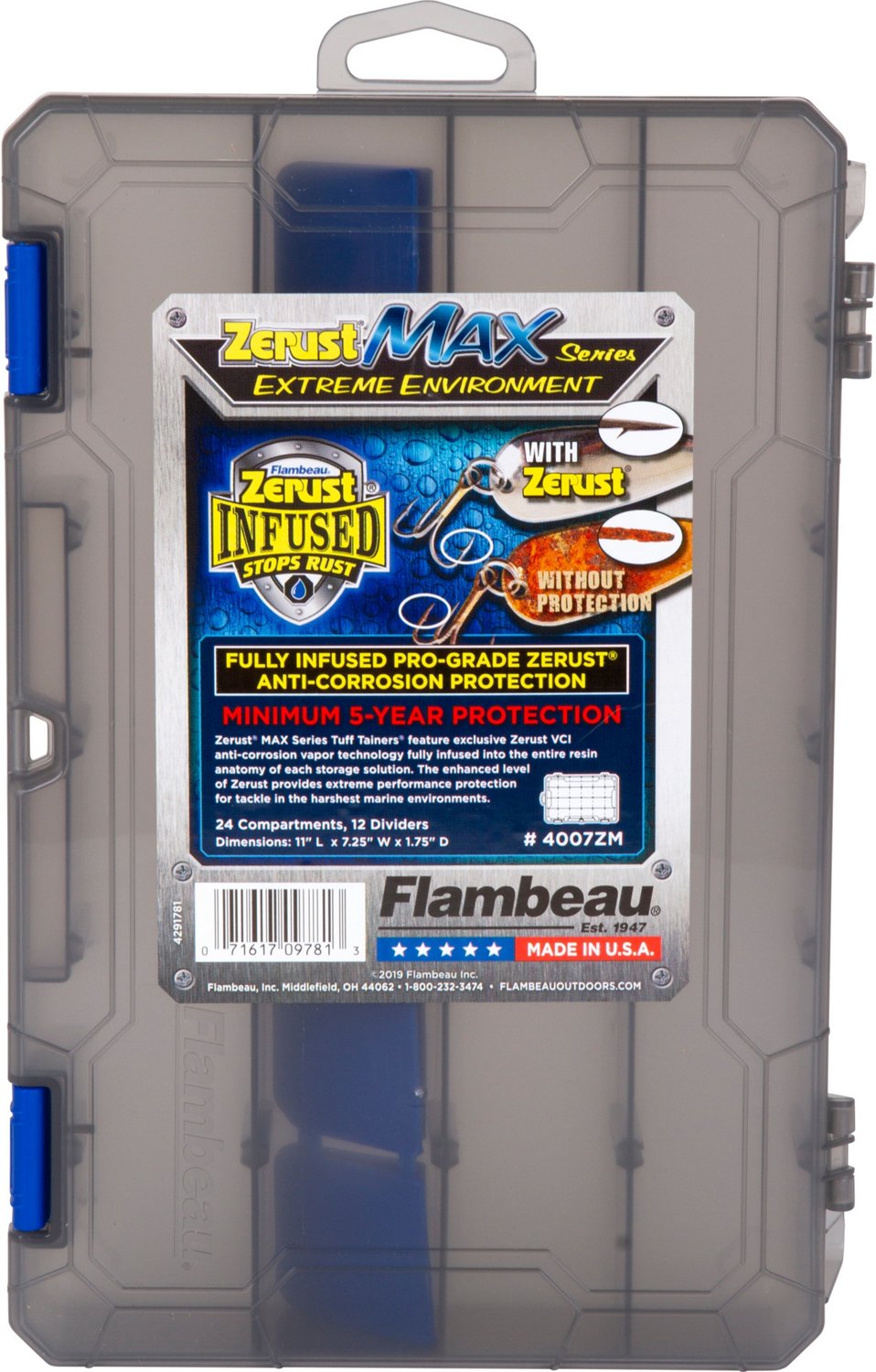 Flambeau Tuff 'Tainer Utility Box with Zerust